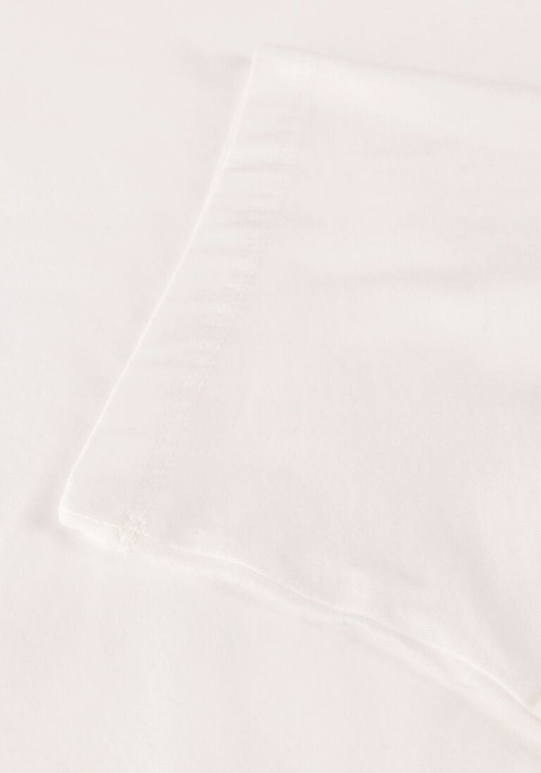 ANOTHER LABEL witte another label t-shirt gaure t-shirt