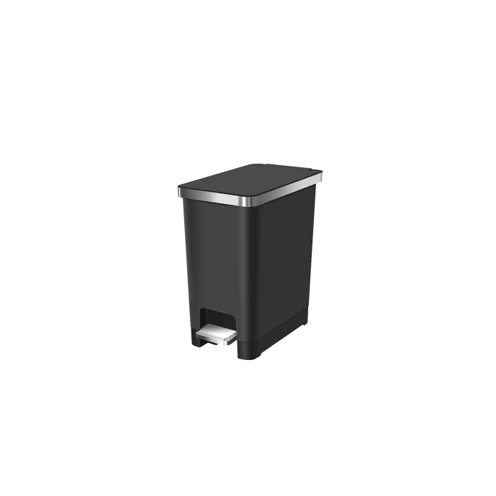 EKO Hana Slim 1 Pedaalemmer 10 Liter Zwart (VB637710Z)