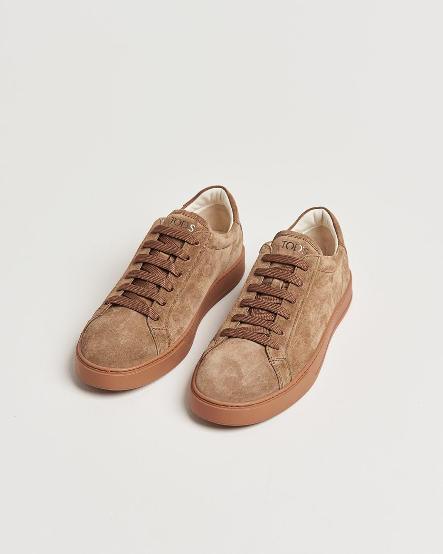 Tod's Cassetta Lacciata Sneaker Brown Suede