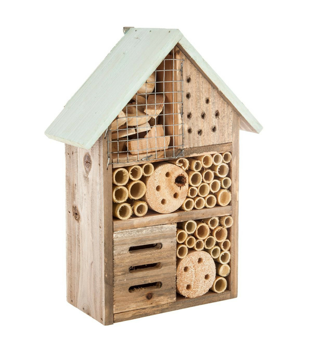 Hotel à insectes maison à insectes h 26 cm