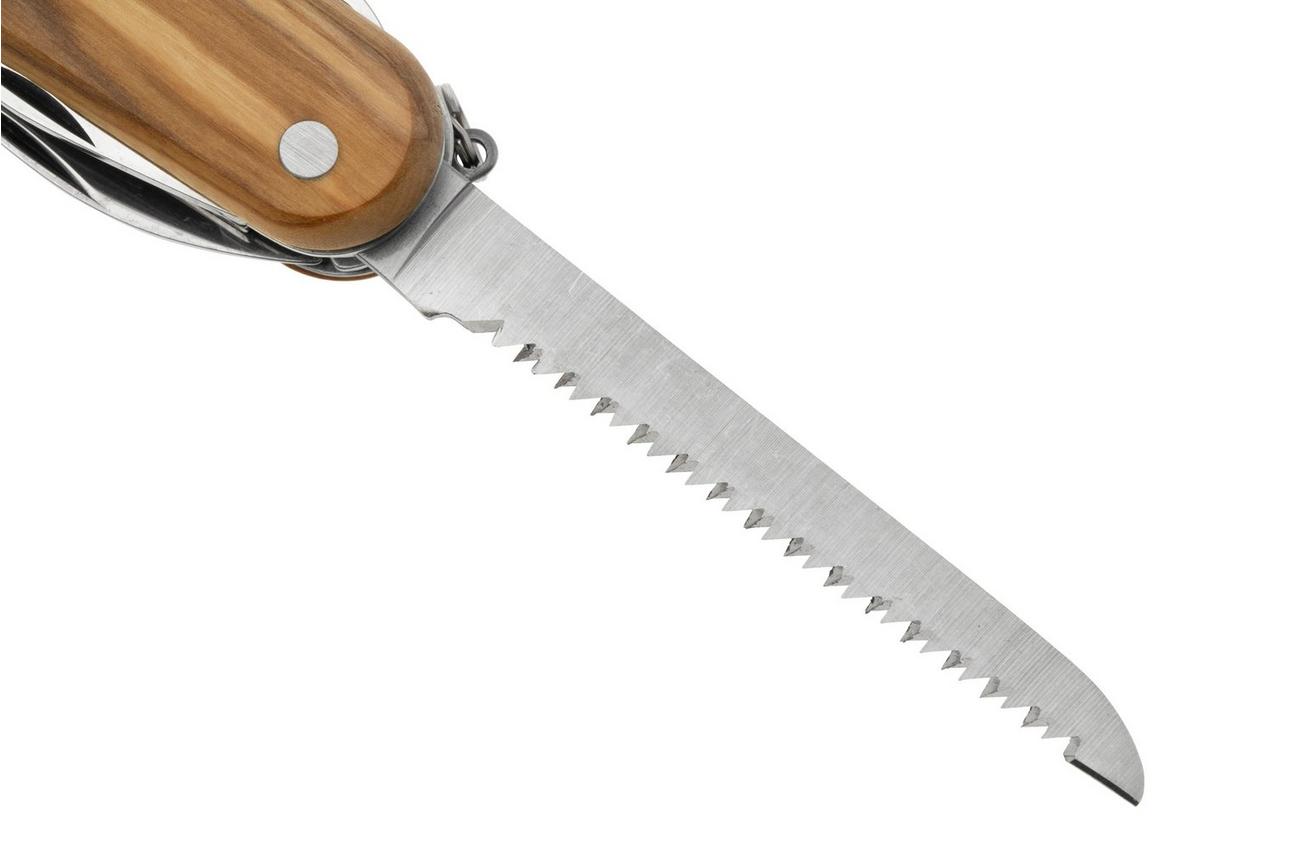 Mercury Multi-Tool Knife 913-8LC Olive Wood, 8 functies, zakmes