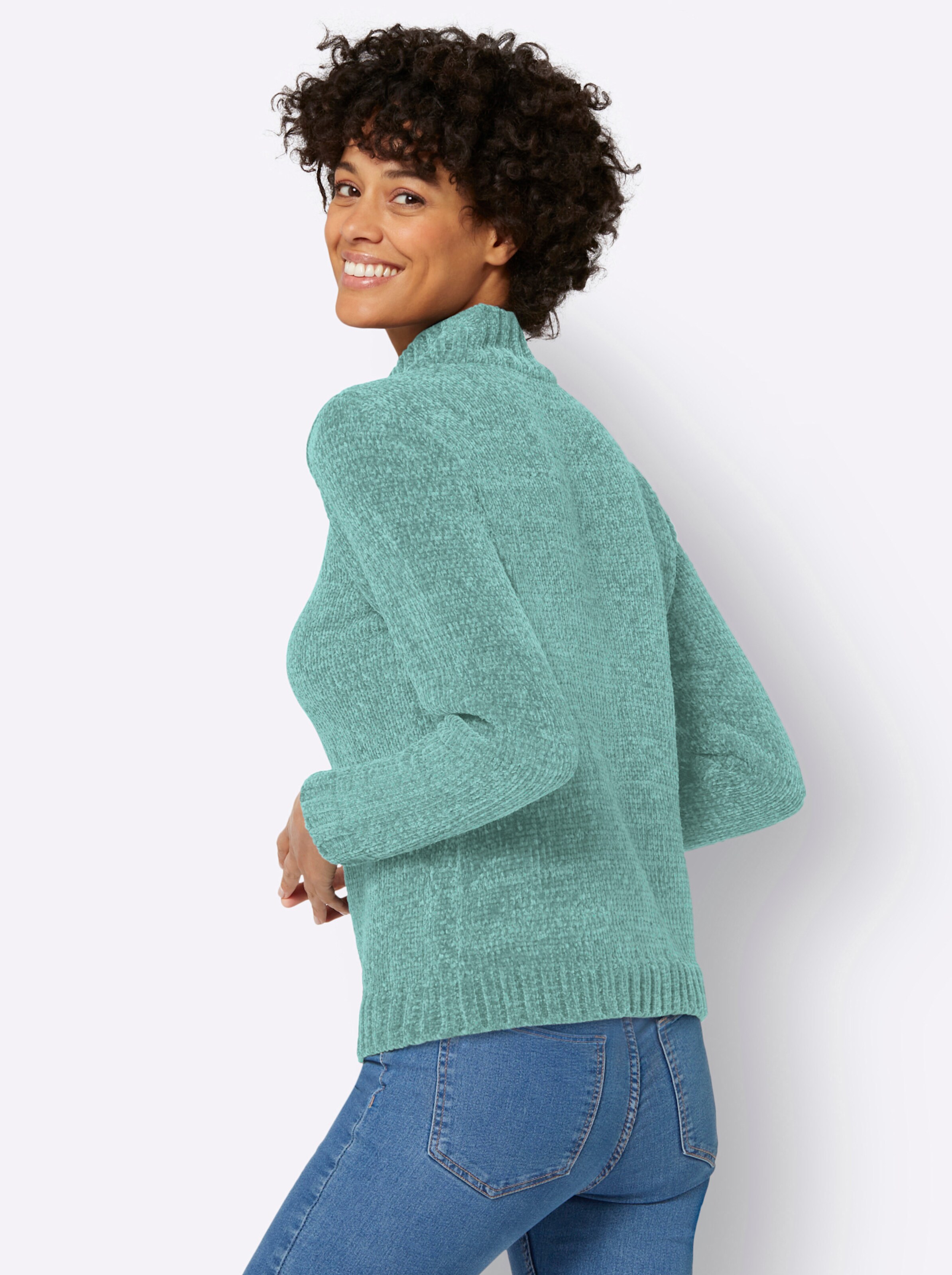 Pullover in salbei