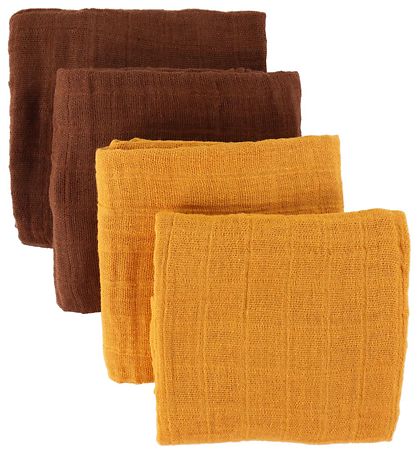 Pippi Baby Spucktücher - 4er-Pack - 65x65 - Shell