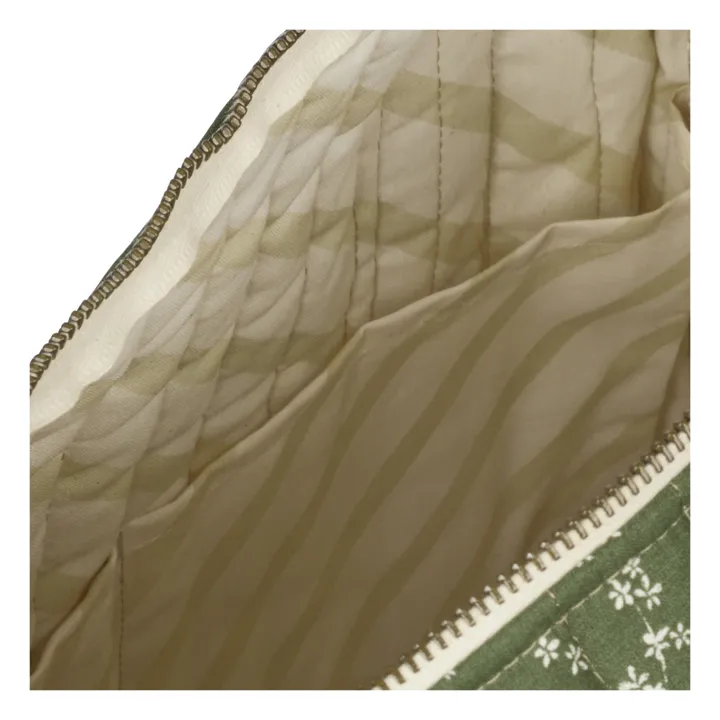 Nobodinoz Sac à langer Stories en coton bio | Vert