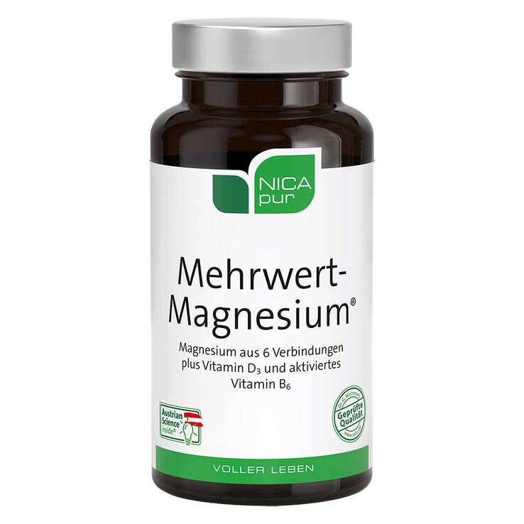Nicapur Mehrwert-Magnesium Kapseln, 60 St