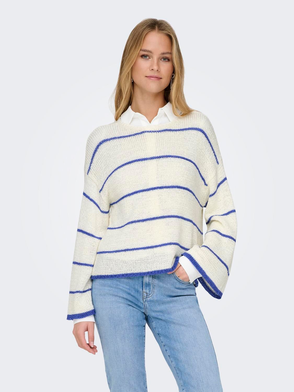 ONLGEENA Strickpullover Cloud Dancer