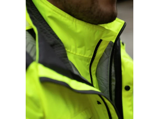 Parka de travail haute-visibilité jaune fluo 4 en 1 Würth MODYF