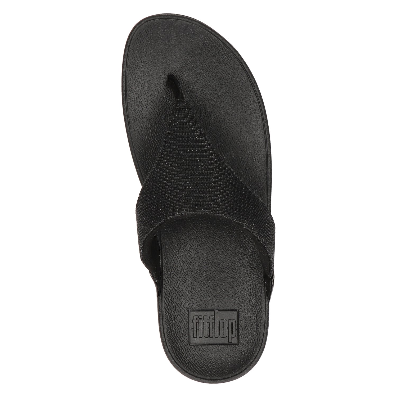 Lulu Shimmer Lux dames slipper Fitflop Zwart