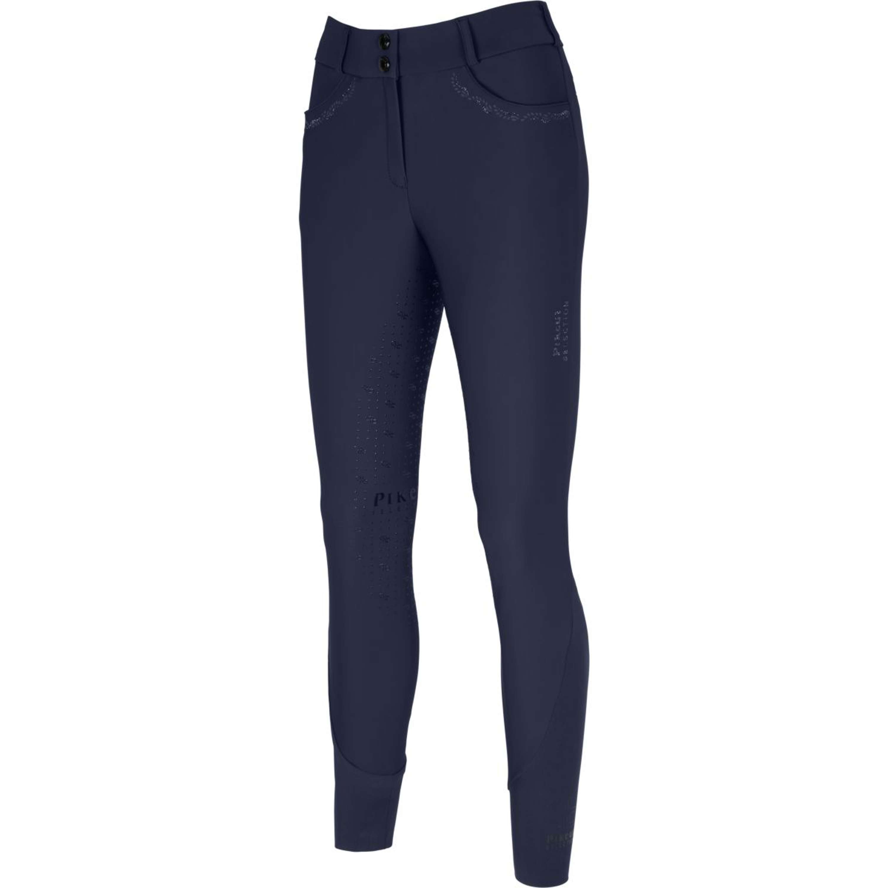 Pikeur Rijbroek Ceelina Full Grip Silicon Nightblue