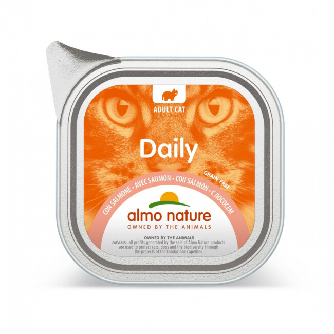 Pâtée Almo Nature Daily Grain Free - Lot de 6 barquettes 100 g