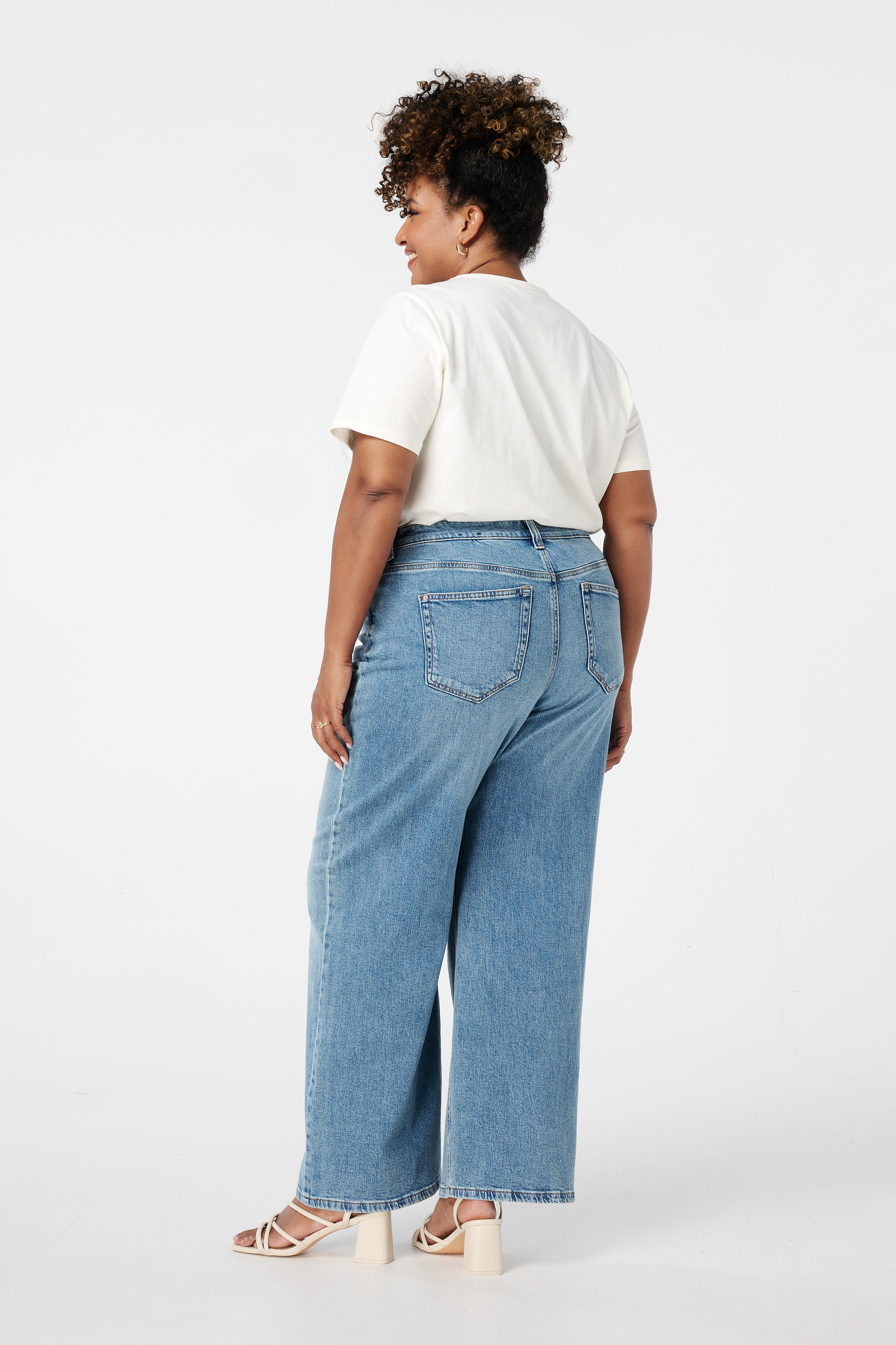 Wide leg jeans IVY Stonewash Denim