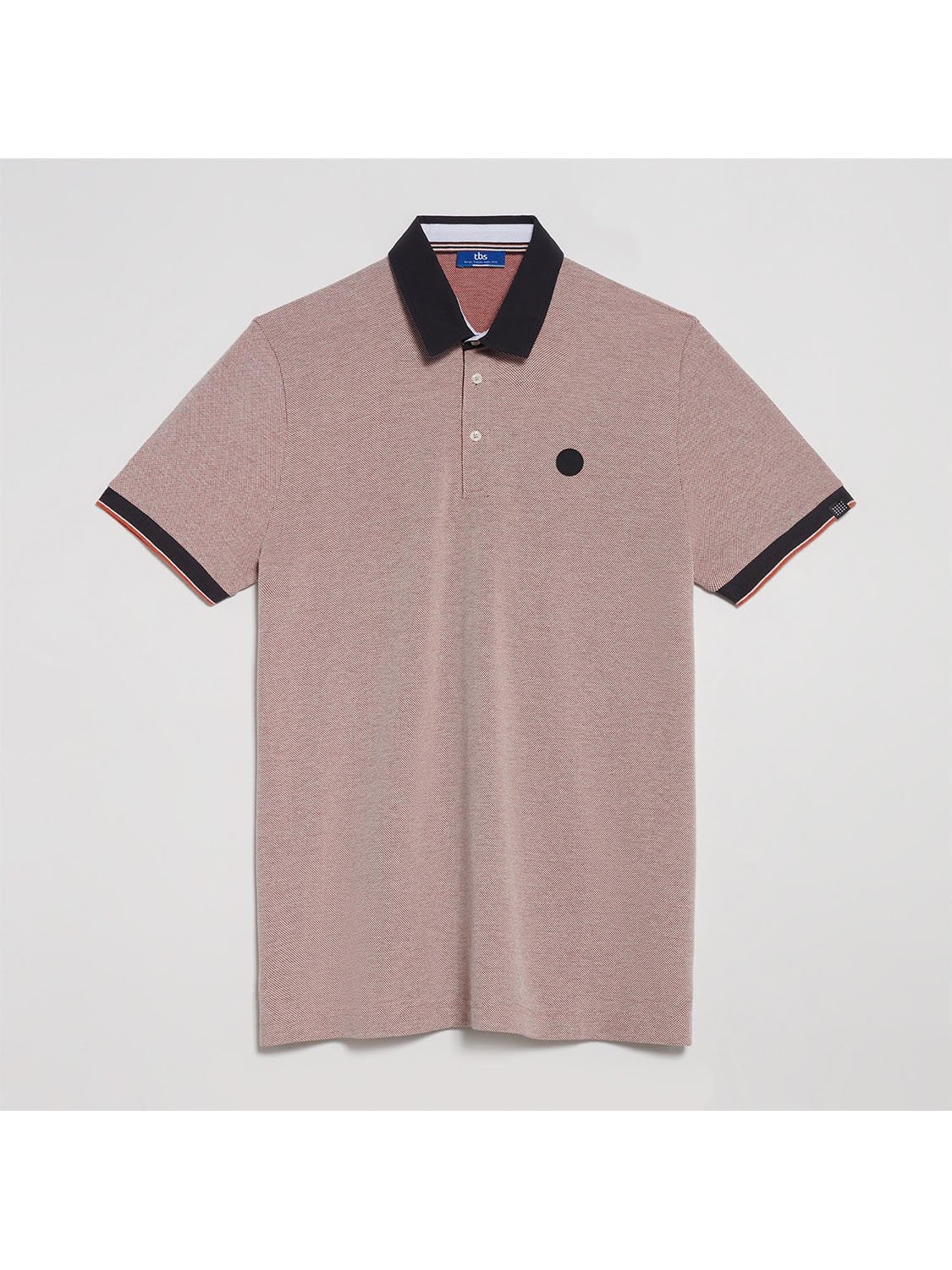 Polo Homme Coton Piqué Sienne