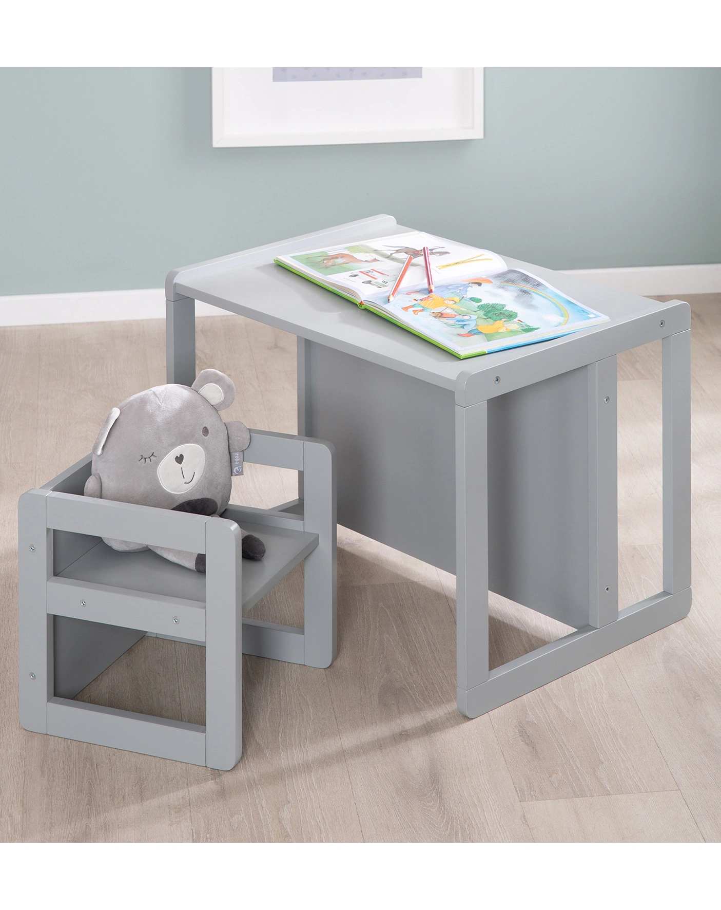 Kindersitzgruppe 3in1 (Farbe: grau)