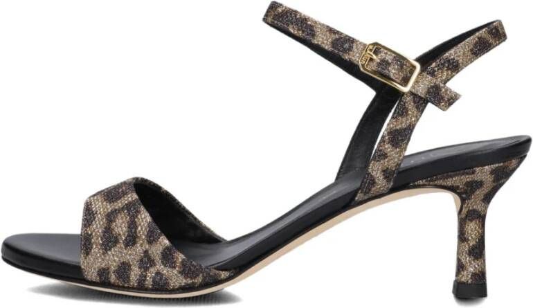 UNISA Sandalen met Hak Dames Nahia Maat: 37 Materiaal: Textiel Kleur: Bruin