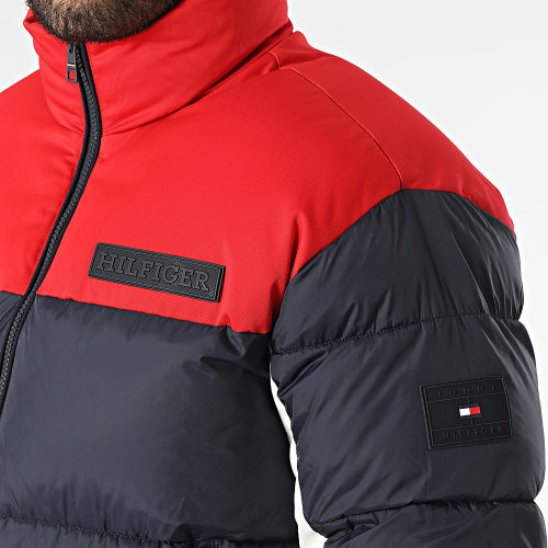 Doudoune New York Puffer 2770 Bleu Marine Rouge