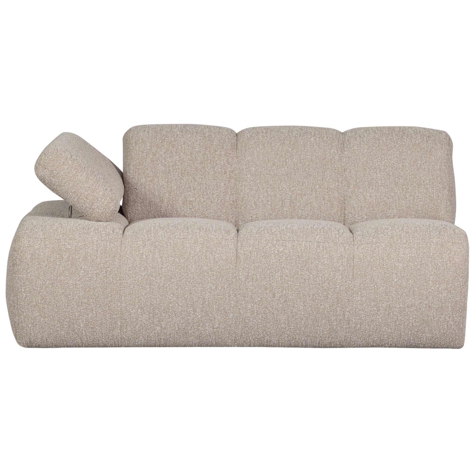 1,5-zits bank Mojo met Arm Links Bouclé Beige Melange Mojo 1,5-Zits Met Arm Links Bouclé Beige Melange