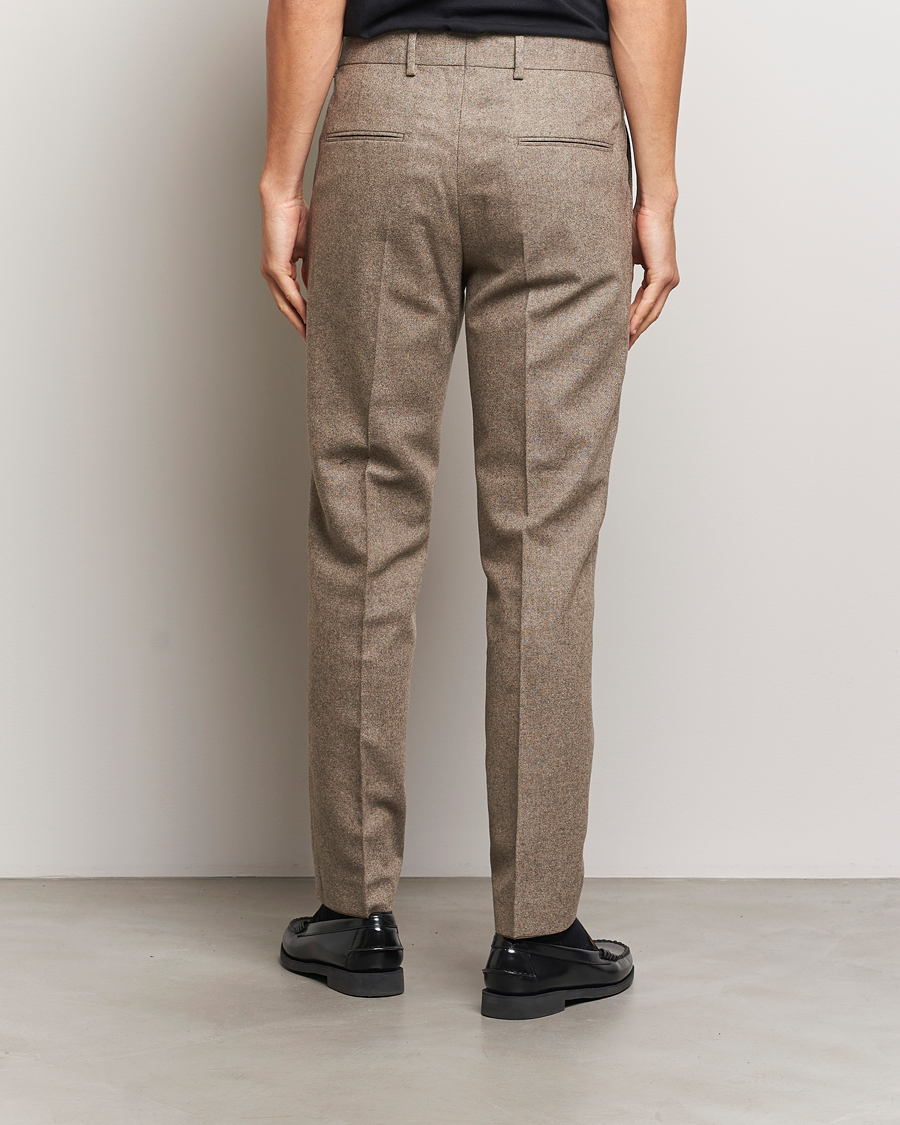 Tiger of Sweden Tenuta Brushed Wool Trousers Burlywood