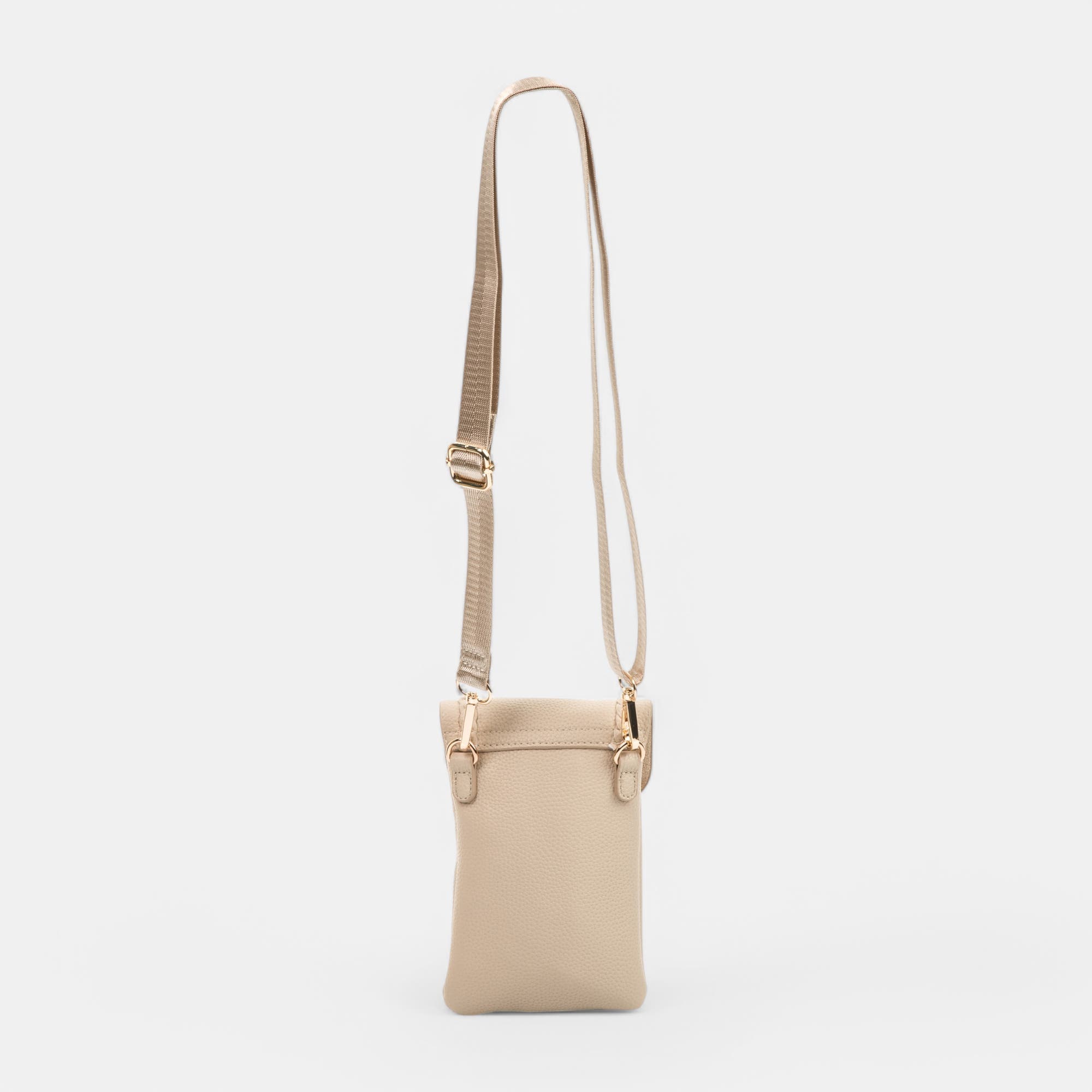 Pochette pour téléphone beige