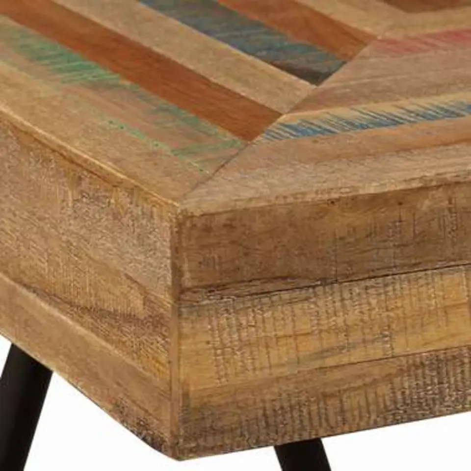 vidaXL - Bijzettafel - Multikleur - Hout