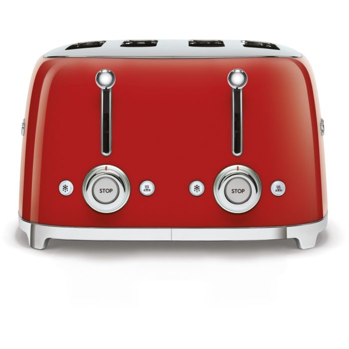 SMEG Toaster 4-Schlitz 50's Retro Style TSF03RDEU Rot