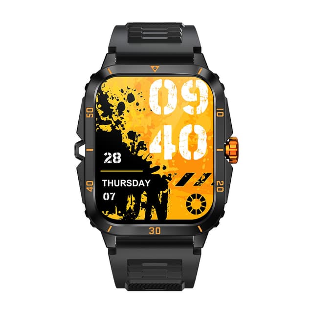 Smartwatch med sundhedsovervågning og fitnesstracking