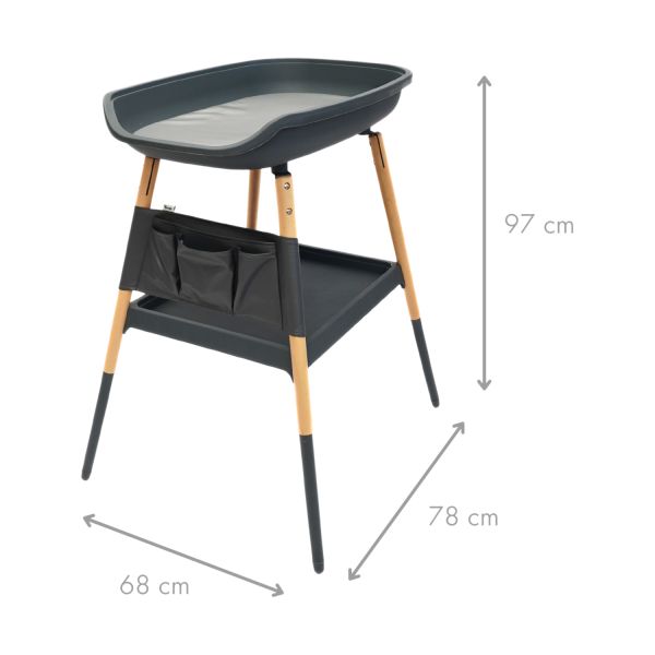 Bo Jungle Balneo Changing Table - Shady Grey