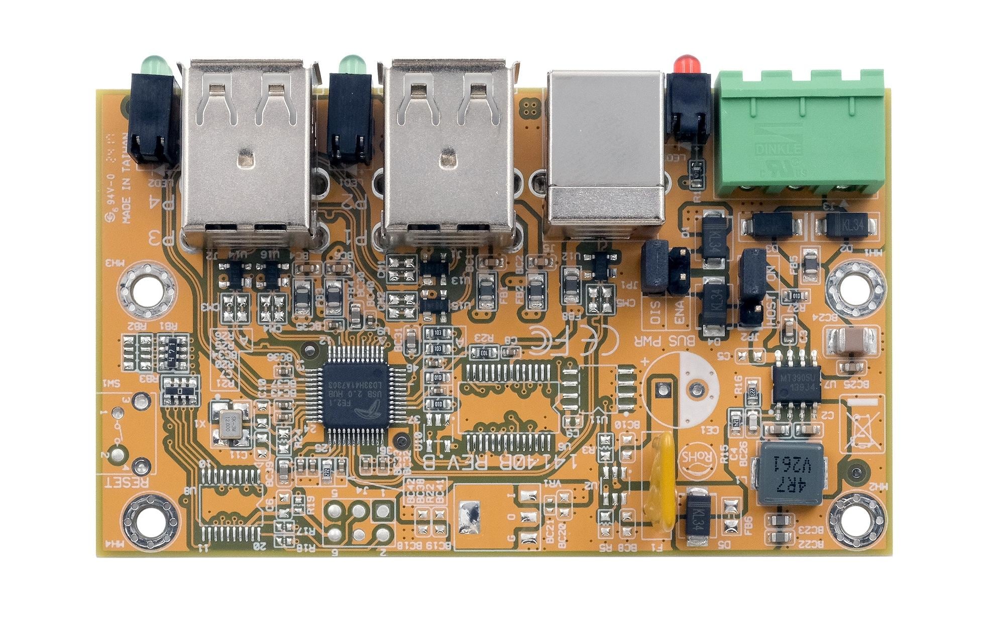 USB-Hub EX-1163HMS-PL4-Port USB 2.0 HUB-Platine mit 15KV ESD Überspannungsschutz