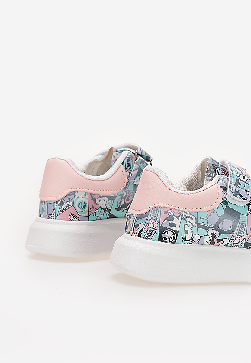 Baskets pour filles roses Comics