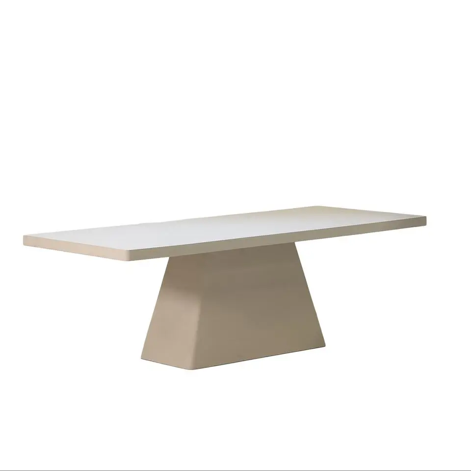 Eettafel Rechthoek 200cm - Beige Eco Composiet - Avia