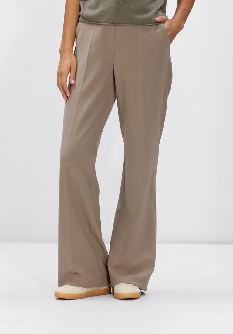 taupe cambio wijde broek amelie