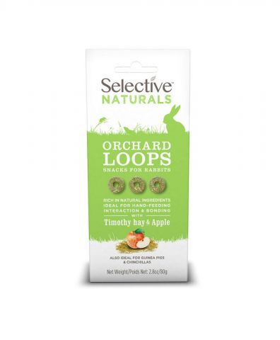 Science selective Orchard Loops  - Konijnensnack & Knaagdiersnack - 80 Gram - timothy_hooi_en_cranberry