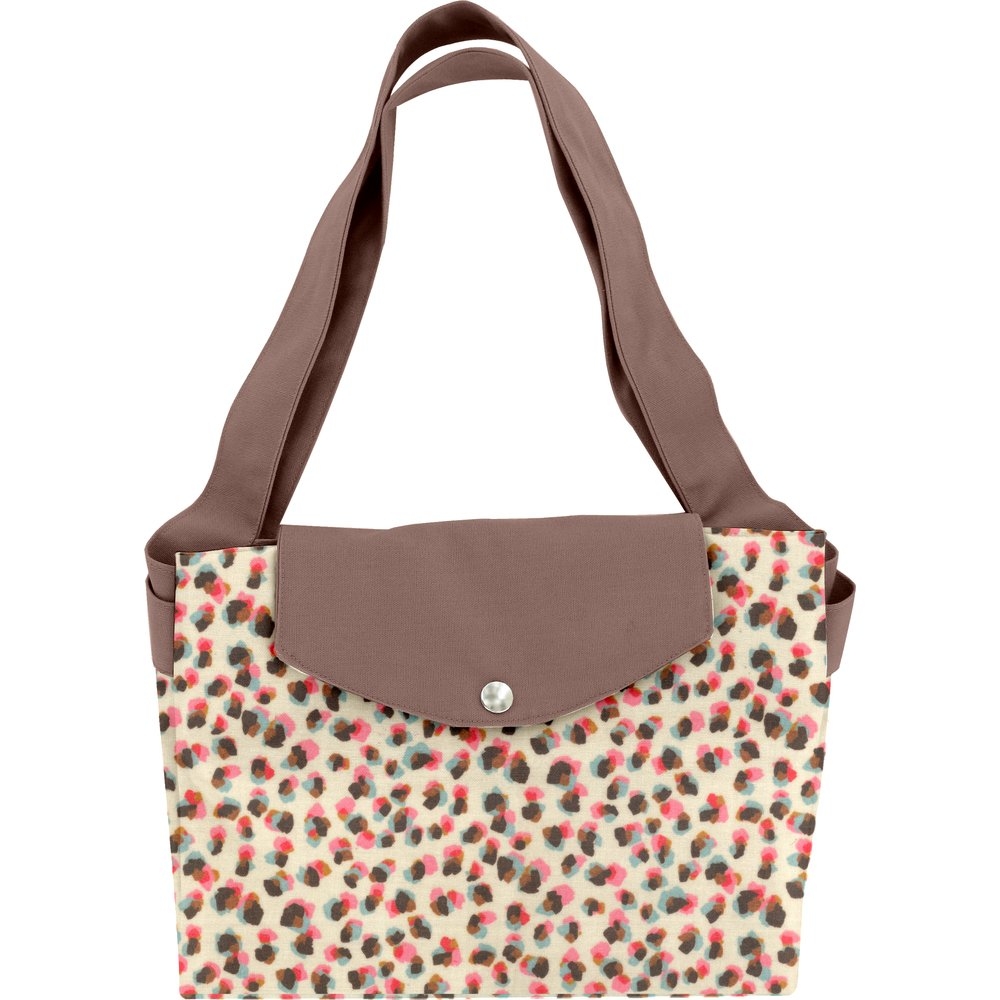 Grand Sac Cabas En Tissu Confetti Aqua