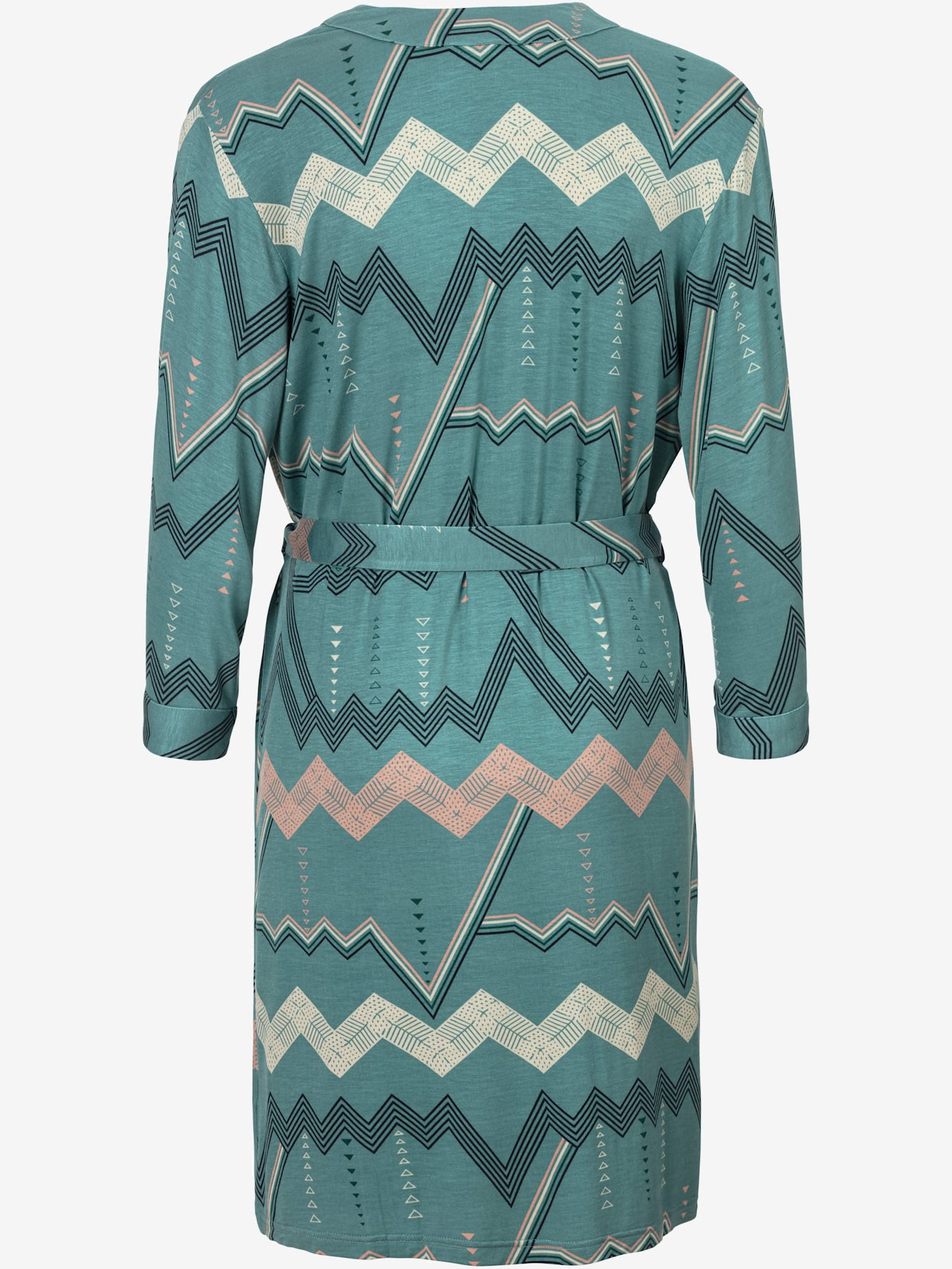 Kimono imprimé avec ceinture à nouer