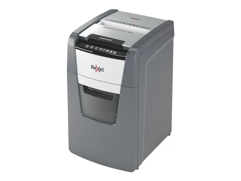 Makulator Rexel Optimum AutoFeed  150X krydsmakulering 4x28 mm (P-4)