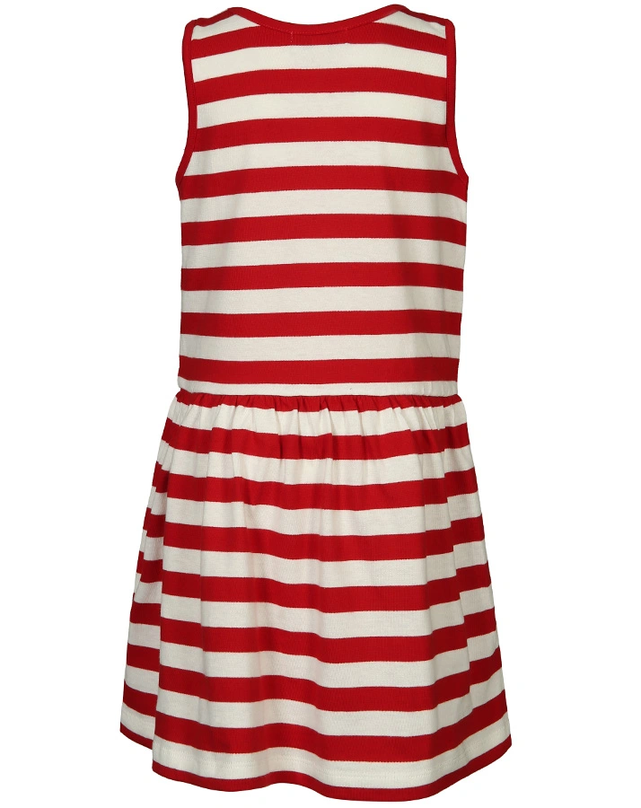 Kleid SCHLEIFCHEN gestreift in rot/weiß