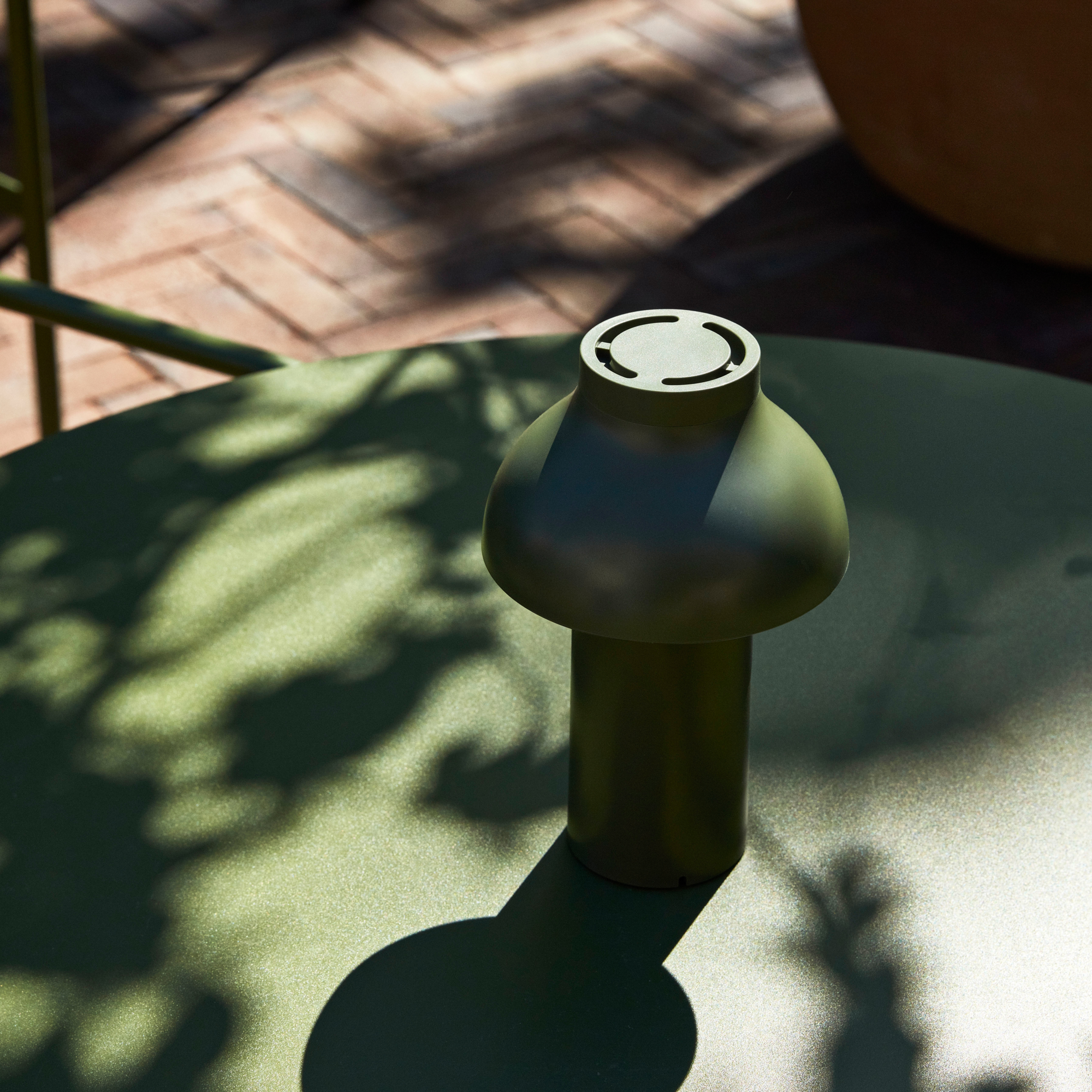 Tafellamp PC oplaadbaar olive