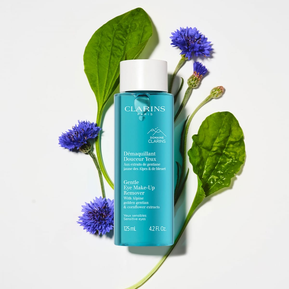 CLARINS Démaquillant Douceur Yeux - Aux Extraits de Gentiane Jaune des Alpes &  de Bleuet