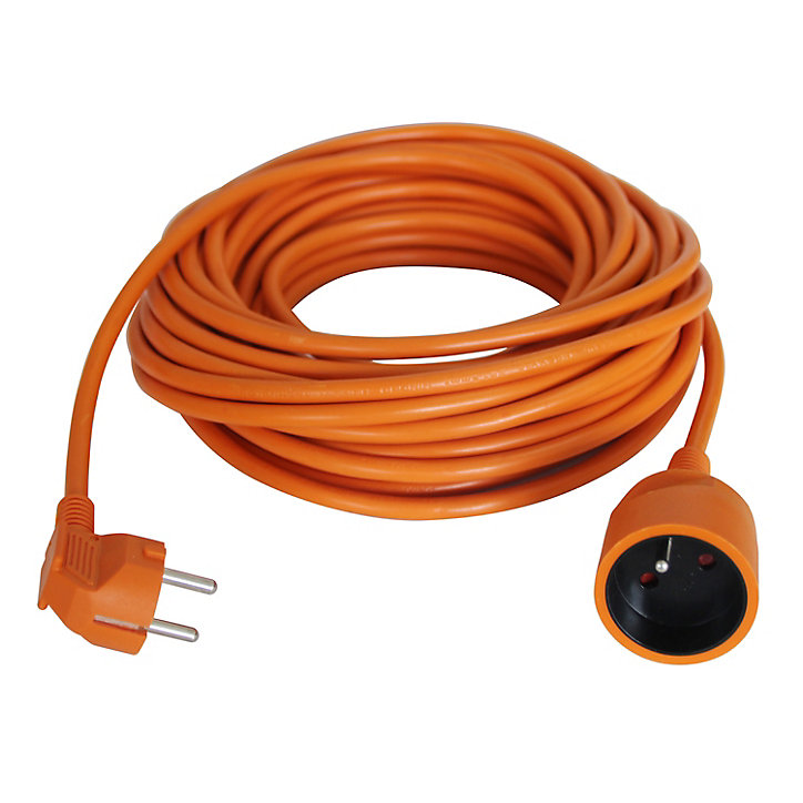Rallonge orange H05VVF 3G1 5mm² 15m