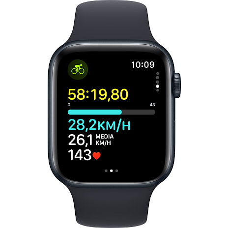 Apple Watch SE (2023) 44 mm GPS M/L - Midnight Band