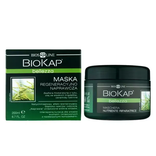 Máscara capilar nutritiva e reparadora Biokap 200ml