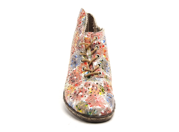 Rieker boots bottine plates femme m1835 multicolore