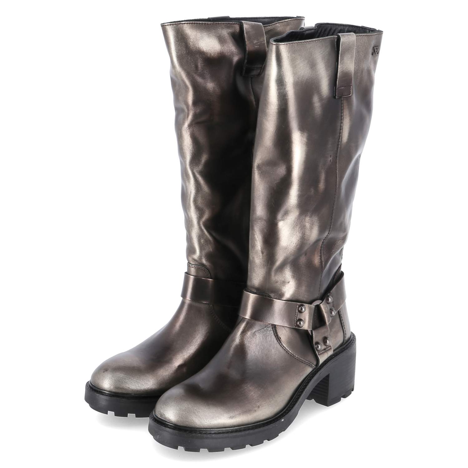 LAZAMANI Bikerboots - pewter