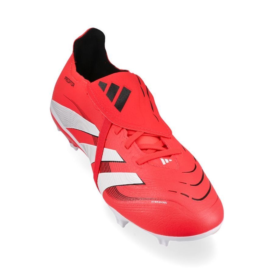 adidas Predator League Fold-over Tongue FG/AG Pure Victory - Lucid Red/Blanc/Noir