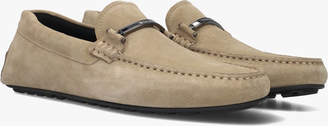 BOSS beige boss loafers noel_mocc