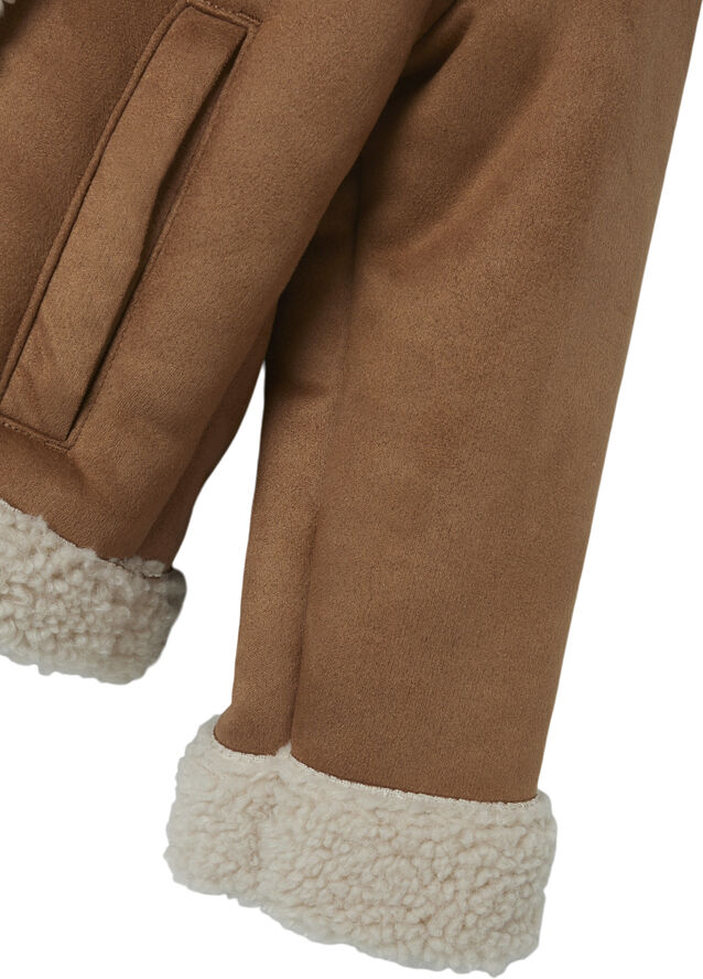Lil' Atelier NMNNOLO OVERSIZED JACKET LIL Petrified oak