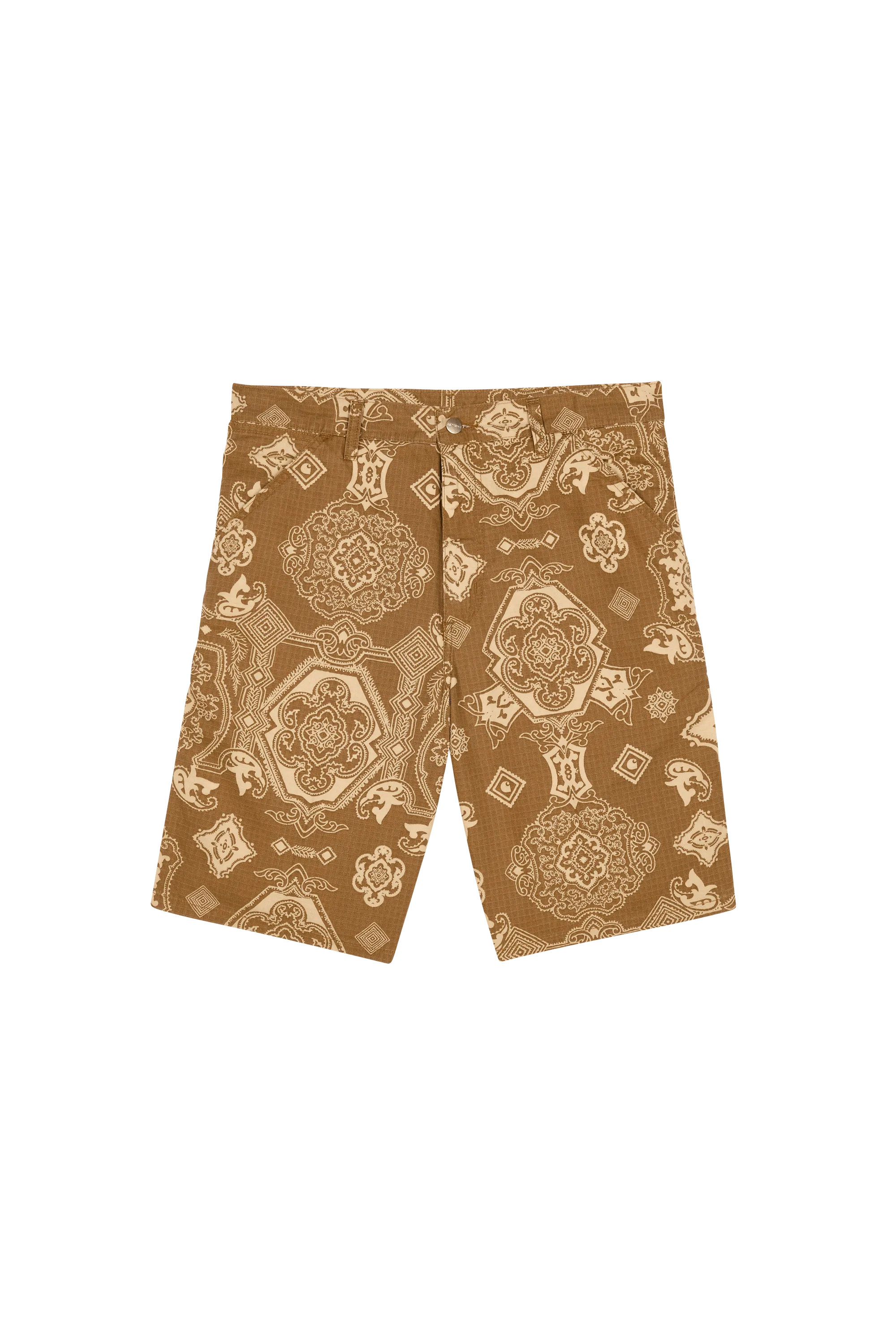CARHARTT WIP Short Single Knee Marron