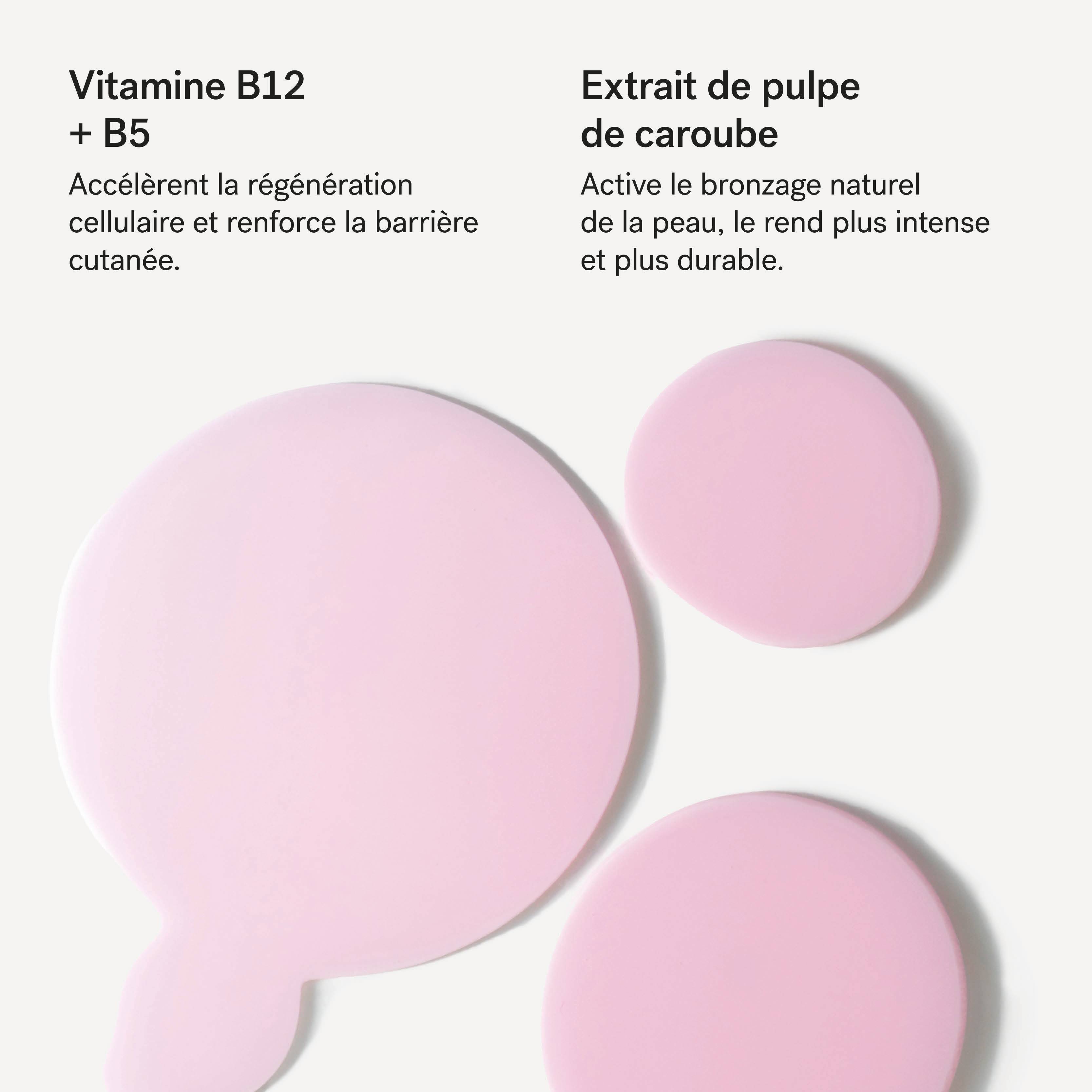 L30 - Sérum après-soleil<br>Vitamines B 1% + Extrait de pulpe de caroube