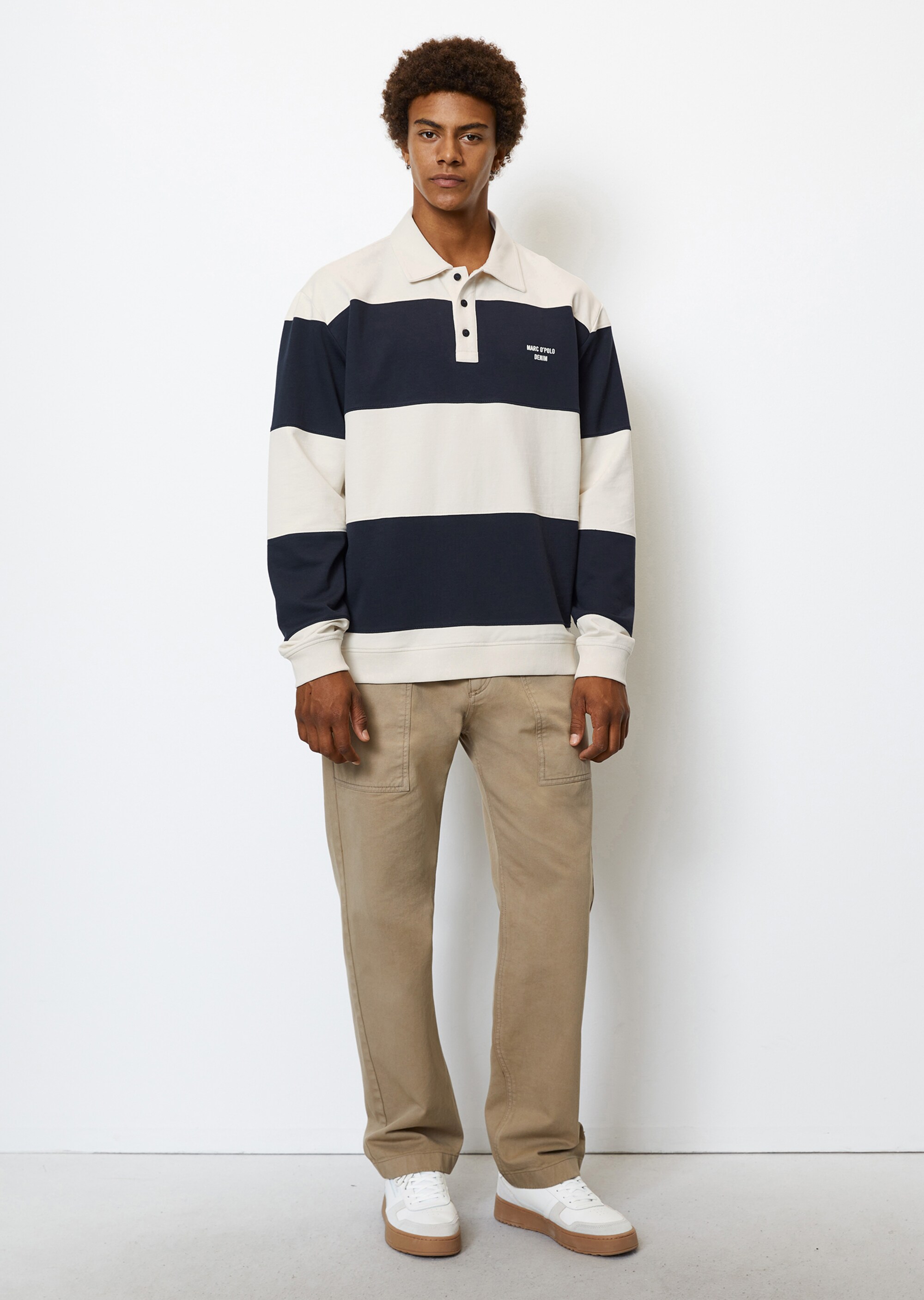 Rugby-Sweatshirt oversized aus Organic Cotton