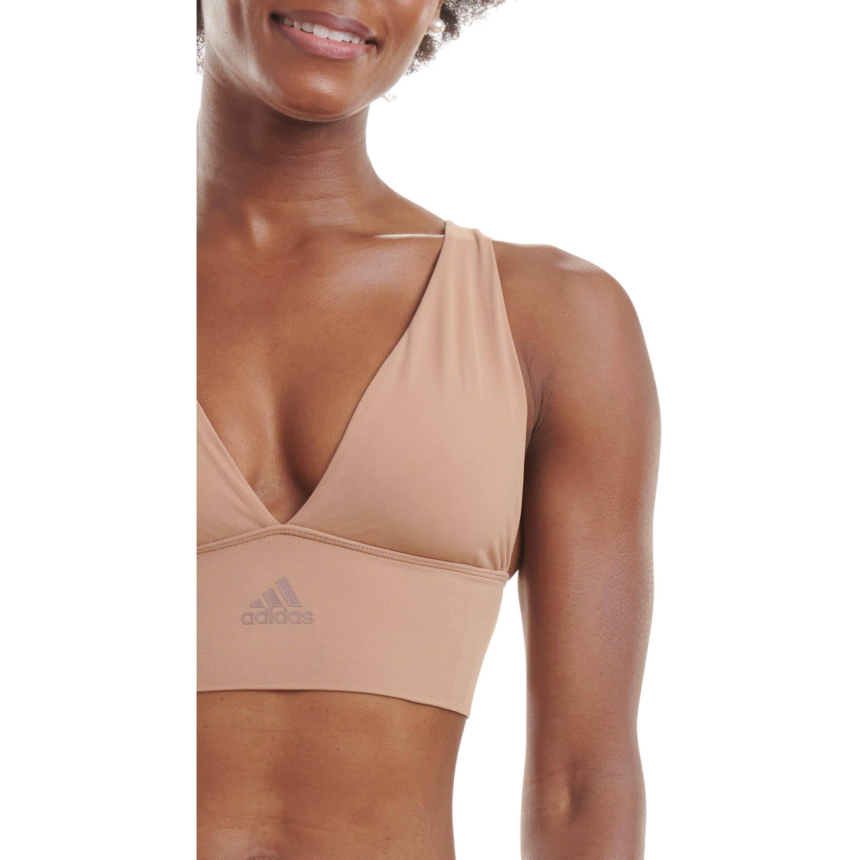 adidas Sport Active Seamless Micro Stretch Long Line Plunge Bra
