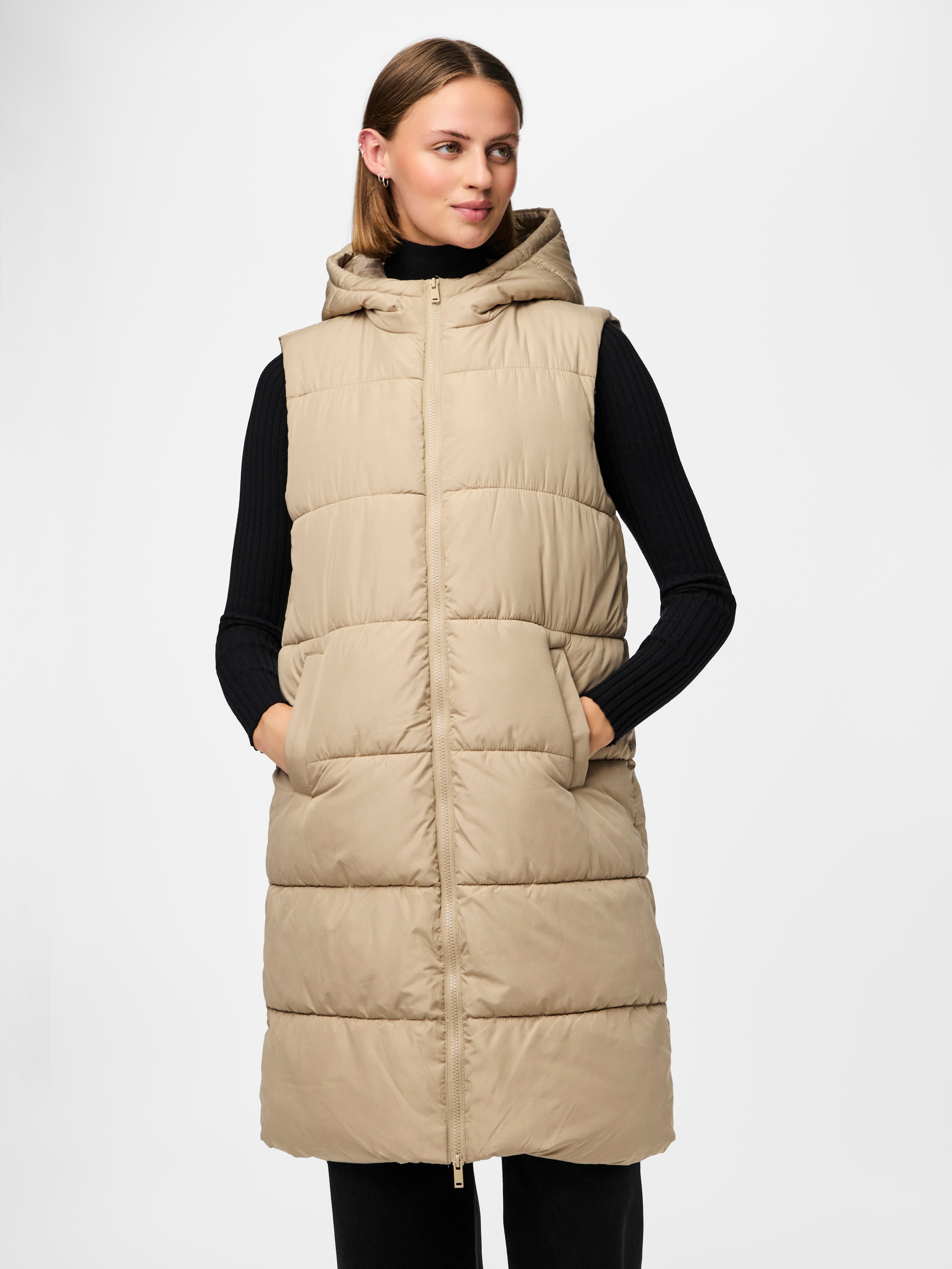 pieces Steppweste »PCBEE NEW LONG PUFFER VEST NOOS BC«
